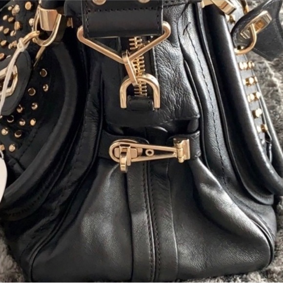💎 Chloe 💎 leather studded medium Paratay Bag- RARE!!!!! - Picture 2 of 7